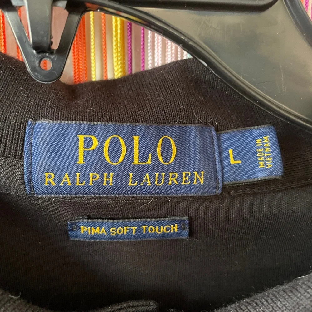 Ralph Lauren Men's Polo Shirt in Black - Picture 3 of 4